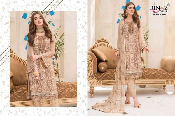 Rinaz Maryam's Gold 11 Designer Georgette Embridery Pakistani Salwar 